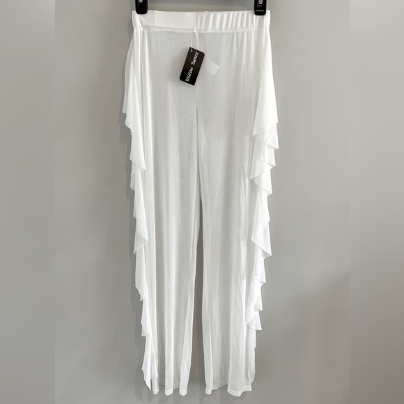 Willow Dance, Women’s, Sheer, Ruffled, Swim, Cover Up, Pants. - Picture 4 of 10